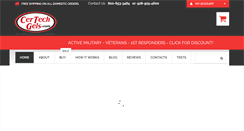 Desktop Screenshot of certechgels.com