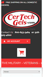 Mobile Screenshot of certechgels.com